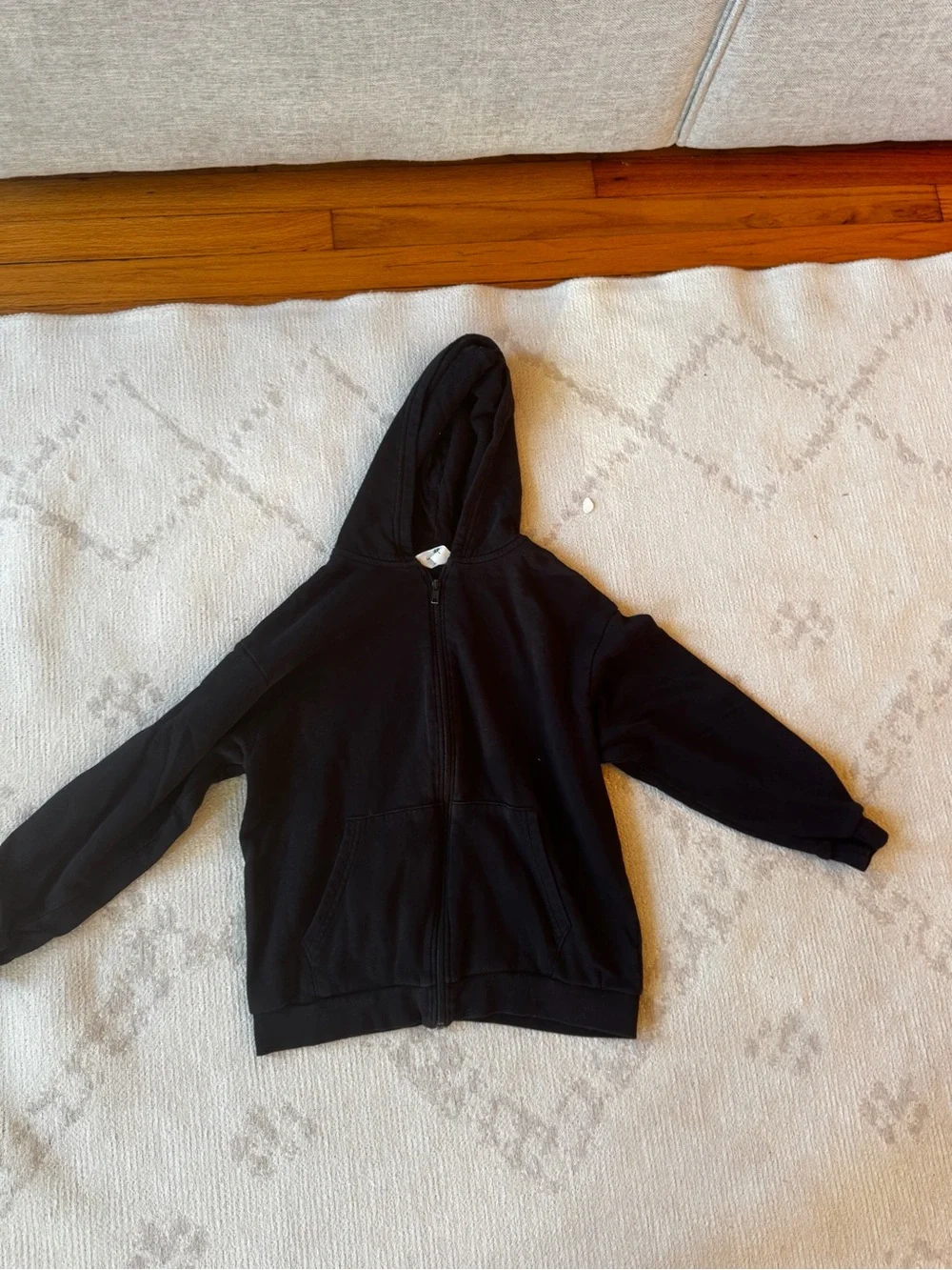 H&M Black Kids Zip Hoodie